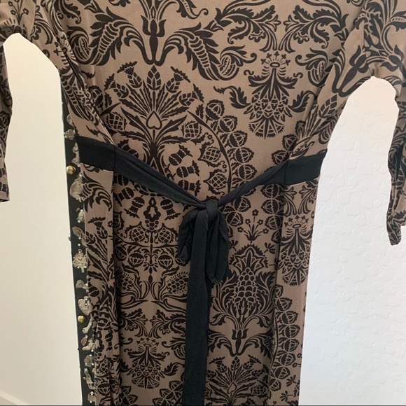 Athleta V-Neck Dress 3/4 Sleeve S - Picture 5 of 7